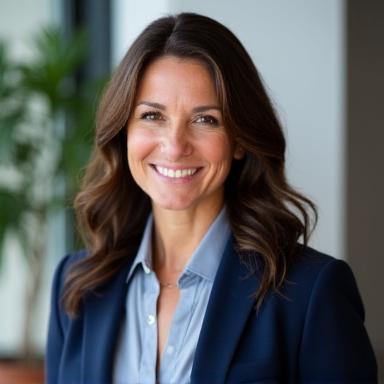 Professional headshot of Eleanor Vance, a confident woman in her 40s, Founder & CIO of Weave & Wealth.